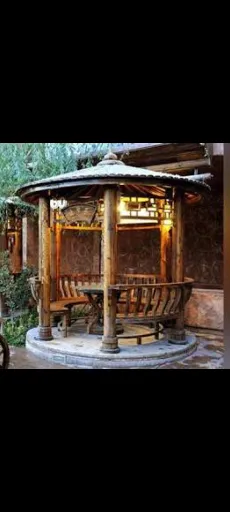 تصویر اجرای آلاچیق چوبی بهترین کیفیت