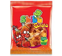 تصویر 10عدد پاستیل شیبا 24تایی دیسپلی 20گرمی با طعم انار نوشابه