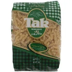 تصویر ماکارونی پیکولی تک ماکارون – بسته ۵۰۰ گرمی (کارتن ۲۰ عددی)