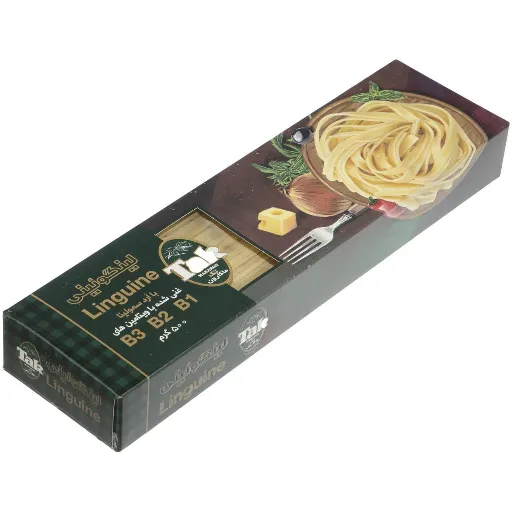 تصویر ماکارونی لینگوئینی تک ماکارون وزن ۵۰۰ گرم غنی شده با ویتامین