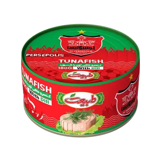 تصویر 24 عدد پرسپولیس ماهی تن – بستهبندی مقاوم