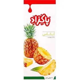 تصویر پک ۳۲ عددی آبمیوه پاکزاد طعم آناناس – ۲۰۰ میلی‌لیتر