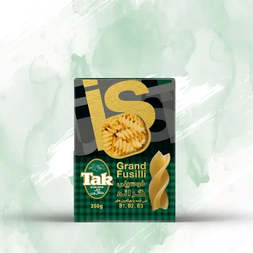 تصویر کارتن 20 عددی ماکارونی فوسیلی گراند سبزیجات تک ماکارون 500g